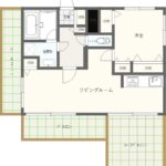 501号室間取り図